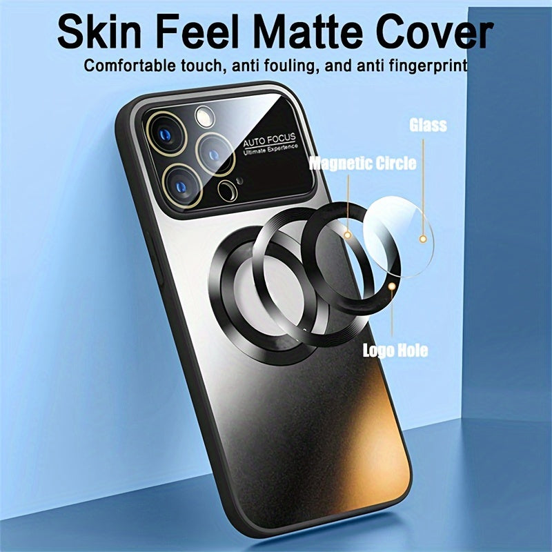 Luxury Matte Magnetic Wireless Charging Phone Case