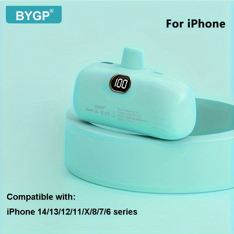 BYGP 5000mAh Mini Portable Charger