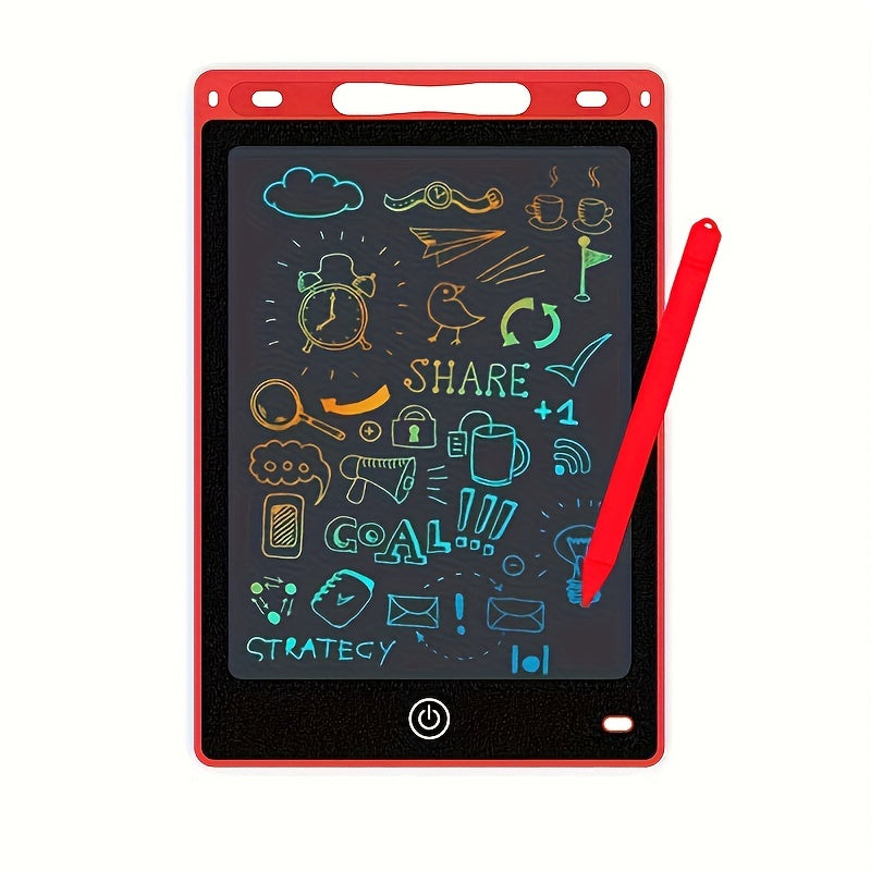 1pc LCD Writing Tablet, 8.5" Colorful Doodle Board, Erasable Drawing Pad for Kids, Educational Toy for Boys