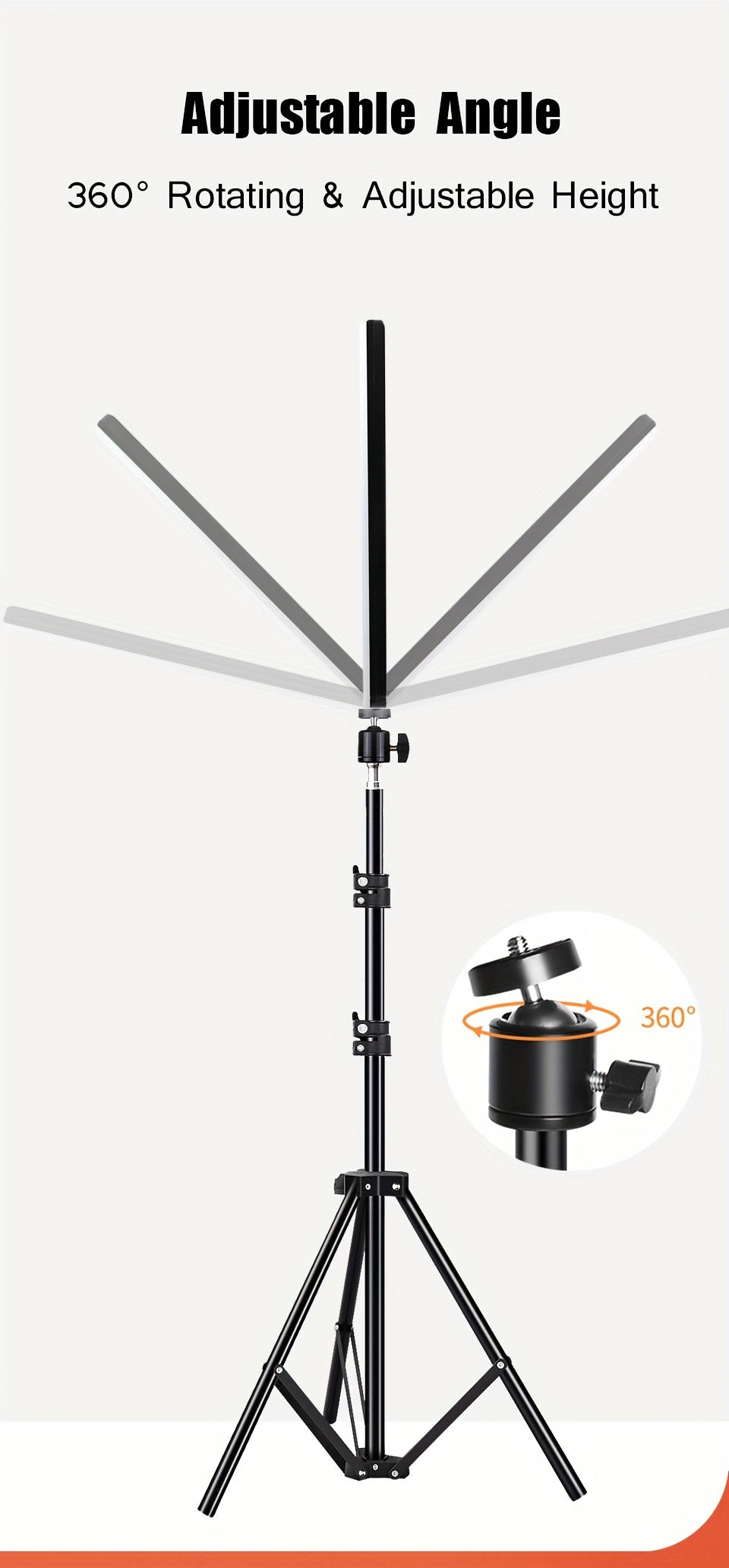 BTFOOR 11" LED Ring Light with Adjustable Tripod Stand - USB Powered, Ideal for Vlogging, Photography, Live Streaming & Makeup Sessions
