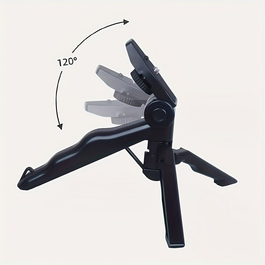 Professional Live Streaming Kit - Handheld Gimbal & Stabilizer with LED Light, Tripod, Microphone, and External Camera Connectors