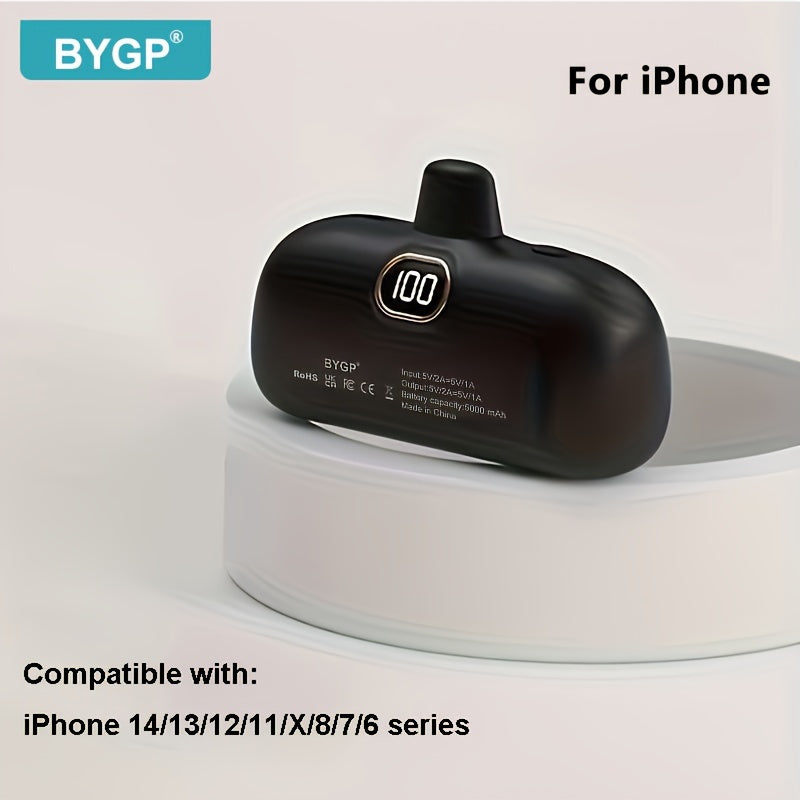 BYGP 5000mAh Mini Portable Charger