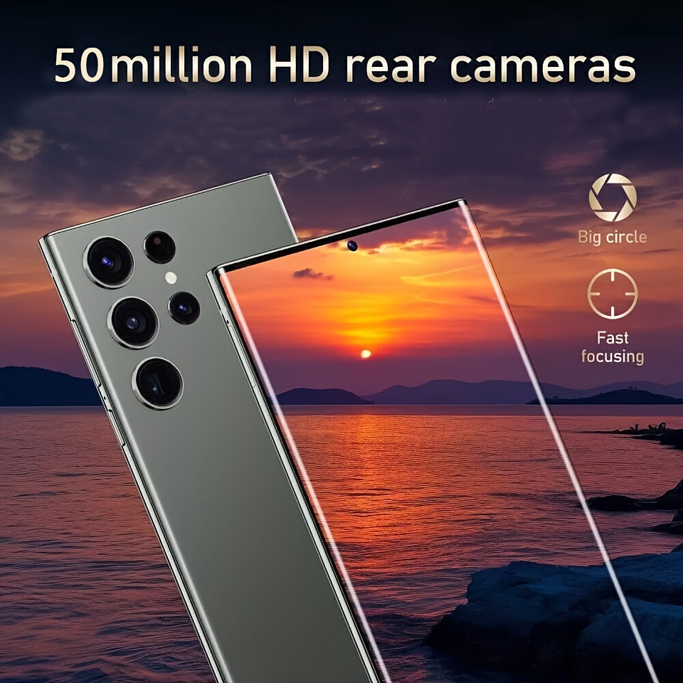 Andorid 13 Unlock Cell Phone, Touchscreen Unlock Smartphone, Dual SIM, Dual Standby, Face Recognition, 50 13MP HD Camera, 6800 MAh, 8 256GB With Stylus, Headphones, Type-c Charging Cable, Case, Screen Protector, Holiday Birthday Gift