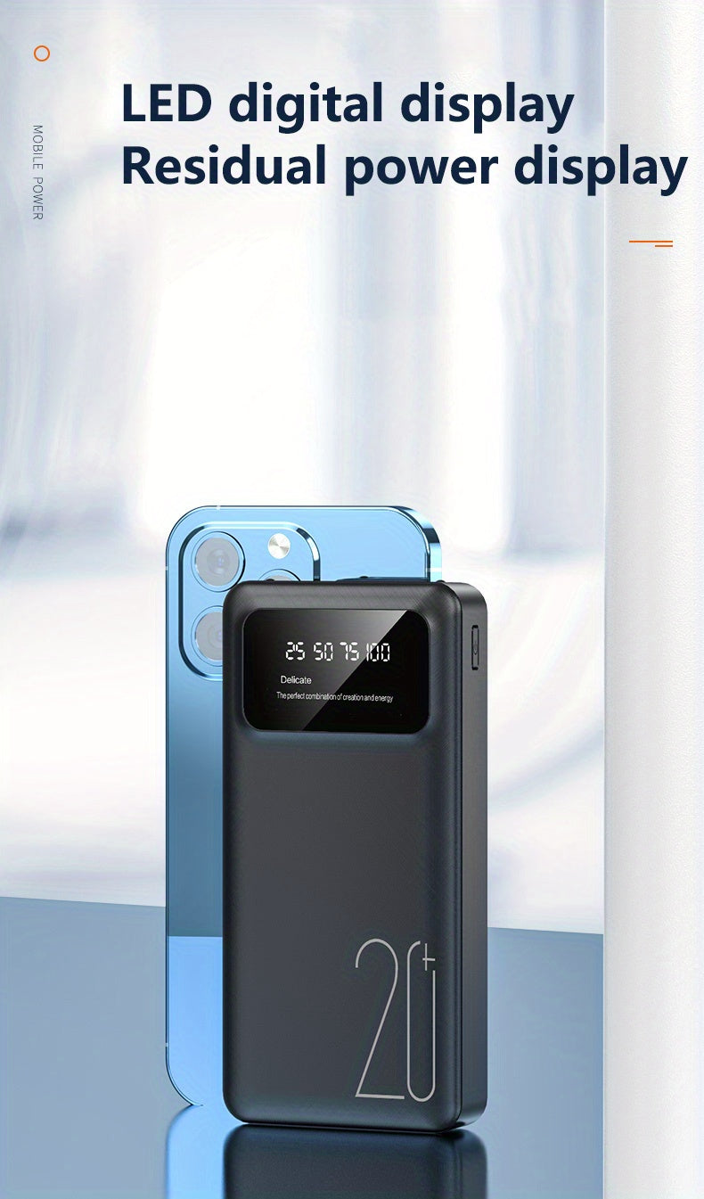 10000/20000 MAh High-capacity Portable Power Bank