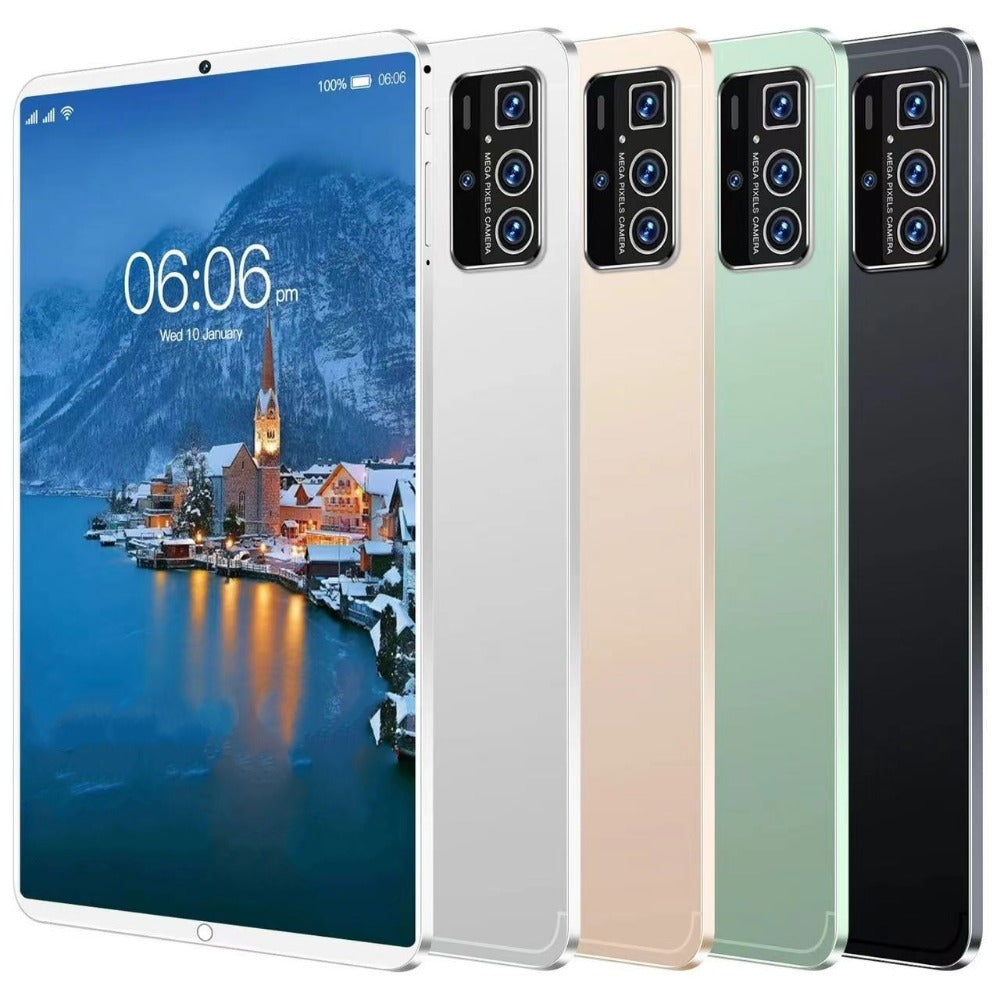 Android13 Slim Tablet, 10.1-Inch Large Screen, 1920 X 1200 Display, 8800mAh Battery, Front And Rear Cameras, Dual Speakers, 8 256GB Storage