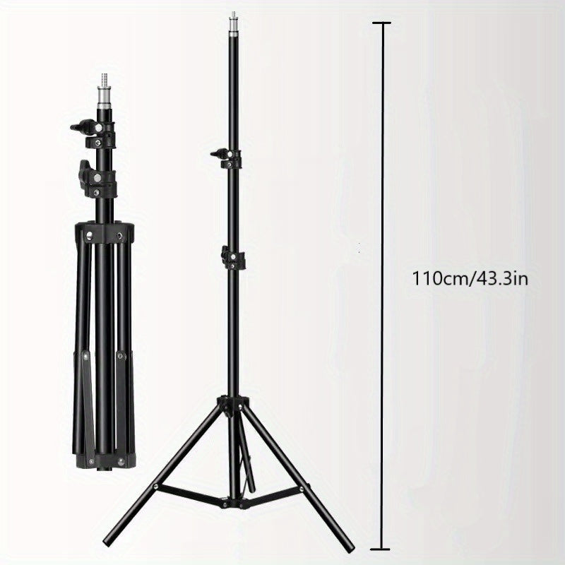 Ringlight 13 Inch Selfie Ringlight With Tripod Stand & Flexible Phone Holder, Dimmable Led Light Stand Gift For Birthday/Easter/President's Day/Boy/Girlfriends