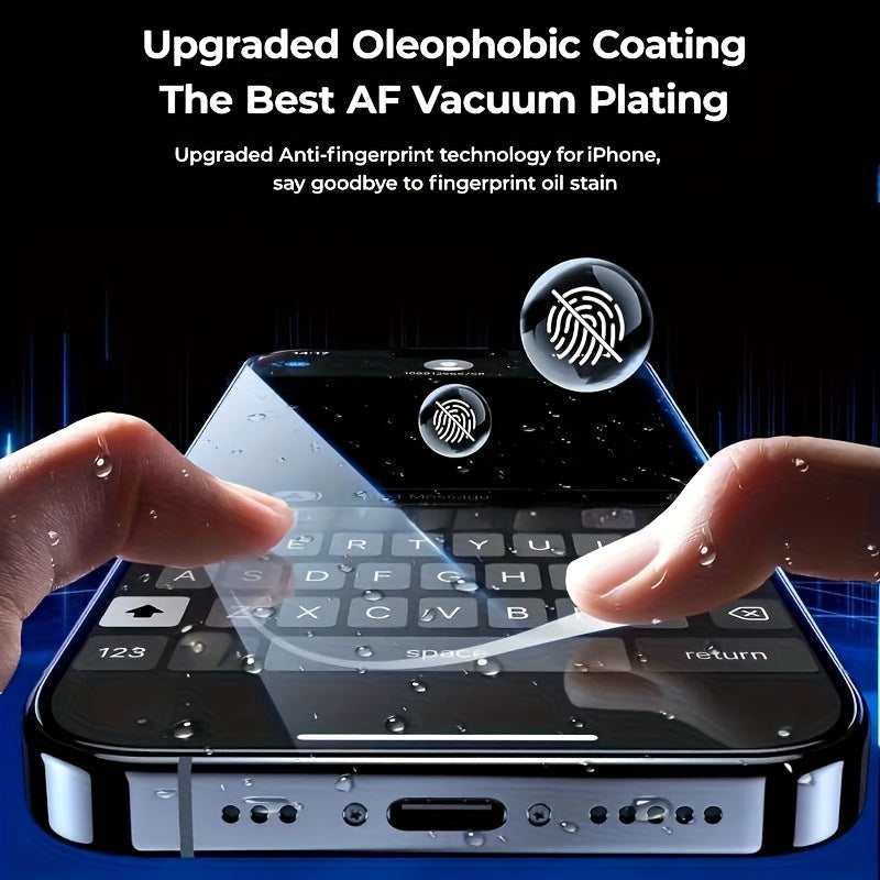 5-Pack Tempered Glass Privacy Screen Protector for iPhone 11/12/13/14/15/16 Series - Anti-Spy Glossy Shield, HD Clarity, 9H Hardness, Easy Installation - For iPhone Users - Protect Your Screen Privacy - Ideal Gift for Tech Lovers