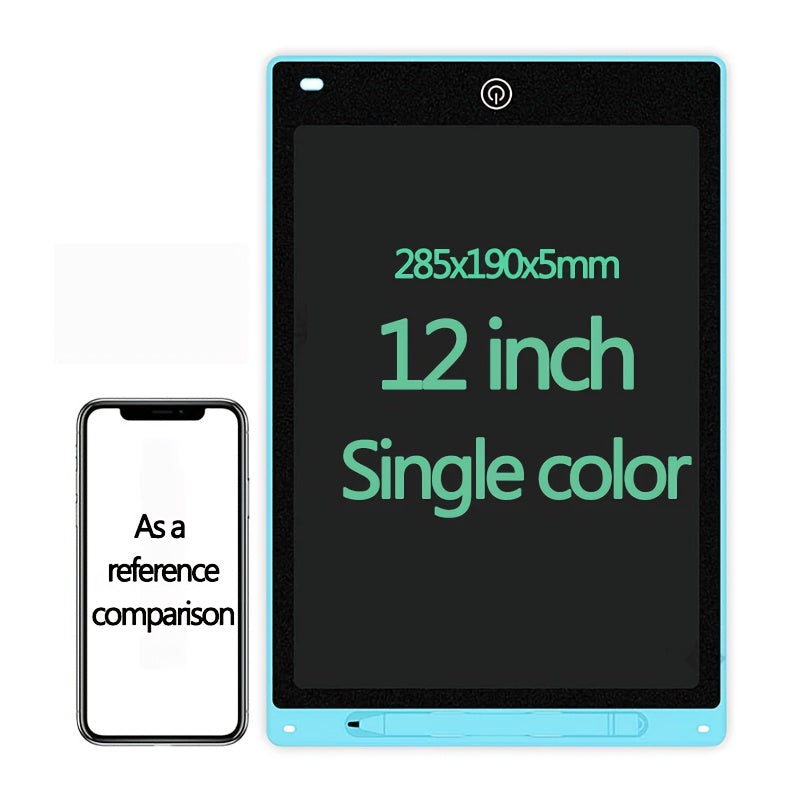Youngsters' Erasable Drawing Board with Eye Protection - Reusable, No-Glare Color Doodle