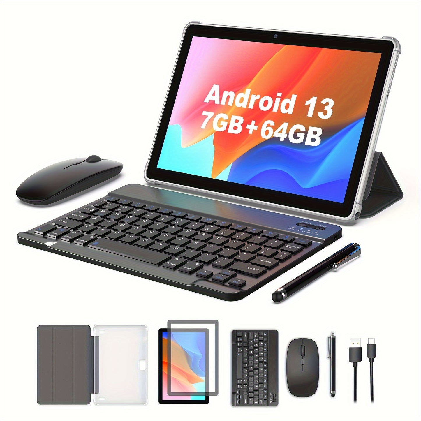 10" Android 13 Tablet, 3GB RAM 64GB ROM