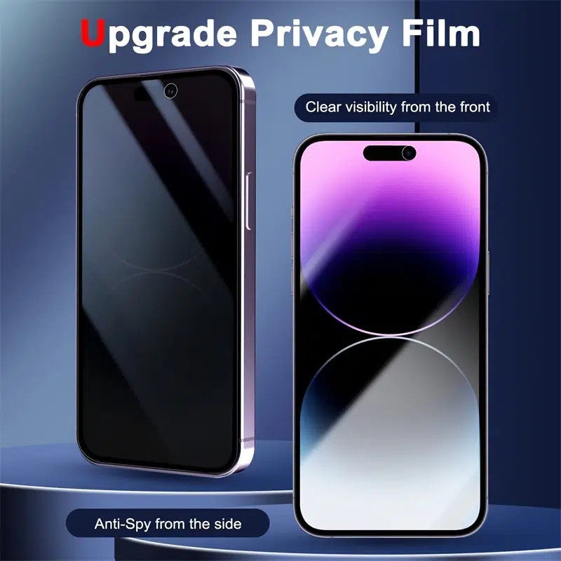 2pcs Apple anti-peeping peeking tempered film, suitable for all iPhone series 14 Pro Max Plus 13 12 11 XS XR Mini