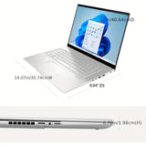 HP Envy 16 Touchscreen Laptop - 16" WQXGA IPS, 120Hz, Intel i7-13700H, 32GB DDR5 for RAM, 2TB SSD, GeForce RTX 4060, Backlit Keyboard, Windows 11 Home, Silvery with Folding Mouse