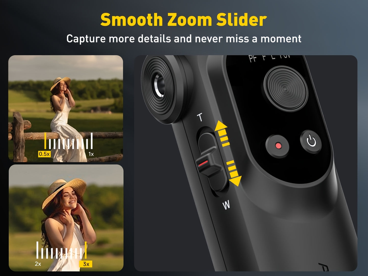 AOCHUAN Smart X Smartphone Gimbal Stabilizer For IPhone 15/14/13 Pro Max - Built-in LED Light, 3-Axis Foldable - For Video Recording & Vlogging - Perfect Gift for Content Creators & YouTubers