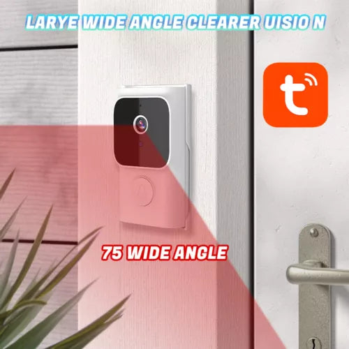Wireless Security Smart Doorbell Intercom Two-Way Video Camera Bell Chime 1080P