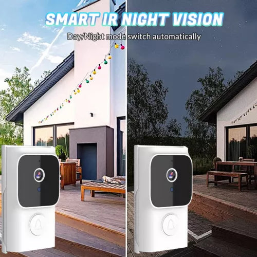Wireless Security Smart Doorbell Intercom Two-Way Video Camera Bell Chime 1080P