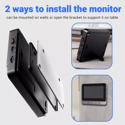 Wireless Security Smart Doorbell Intercom Two-Way Video Camera Bell Chime 1080P