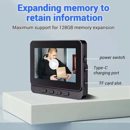 Wireless Security Smart Doorbell Intercom Two-Way Video Camera Bell Chime 1080P