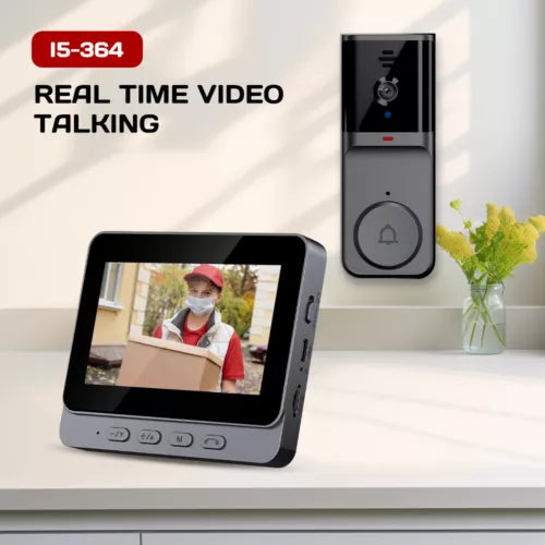 Wireless Security Smart Doorbell Intercom Two-Way Video Camera Bell Chime 1080P