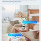 Enabot SE Home Security Camera, EBO Movable Indoor Smart Robot, 2-Way Audio, Night Vision, Auto Self-Charging, 1080P HD Video, APP WiFi Remote Control, Local SD Card Data Storage, Fix-Point Patrol And Auto Cruise For Pets, Babies And Elderly Companionshi