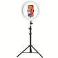 10" LED Circle Light With Flexible Tripod Stand & Phone Holder
