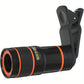 Clip-On 8x Zoom Telephoto Lens for All Smartphone Cameras - High-Definition Glass Monocular Accessory