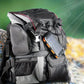 Solar Power Bank: Portable Charger with Dual LED Flashlights, USB Input/Output & Waterproof Solar Panel