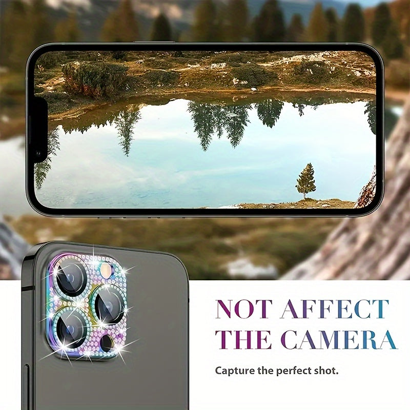 Flash Rhinestone Camera Protector