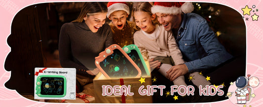 Toddler Kids Toy Gifts 9 Inch LCD Writing Tablet Kids Doodle Board Colorful Drawing Tablet Kids Drawing Pad Gifts Educational Toys for 3 4 5 6 Years Old Girl Boy (Orange) -  For Boys