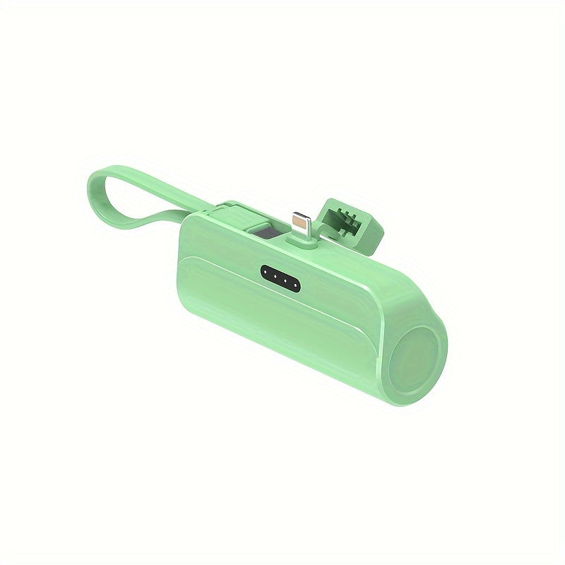 5000mAh Portable Power Bank, Extremely Compact And Lightweight Design For Travel, Reliable Emergency Power Source, Fast USB Mobile Phone Backup Battery Pack, Universally Compatible With IPhone Pro Max, IPad Pro, Samsung, And Android Devices