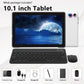 AEEZO Face Recognition Supported 2-in-1 Tablet With Wireless Keyboard, 10.1-inch, Android 14 Tablet, Octa-Core, 10GB RAM (3 7), 64GB Storage, 1TB TF Expansion, 1280x800 HD, 5, 000mAh, Dual Cameras (5MP 8MP), With Wired Headset, Wireless Mouse, Keyboard,