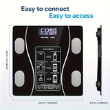 Wireless Smart LED Weight Scale, With Long Lasting Battery Powered, Trackable Measurement Of Weight, Daily Exercise Exclusive, Multiple Family Joint Use, Best Gift For Family, Black/White/Pink Three Colors