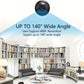 HEIMANO Smart Wireless Security Camera with Remote Viewing - Motion Alerts, Indoor Use, USB Powered, No Battery Needed (SD Card Not Included)