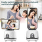 360° Auto-Rotating Face Tracking Tripod, USB Rechargeable Smart Phone Gimbal