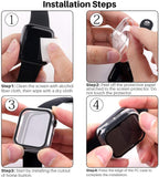 Matte Watch Case For iWatch 45mm 41mm 44mm 40mm 42mm 38mm, Screen Protector For Iwatch SE 8 7 6 5 4 3 2 1