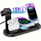 Wireless Phone Charger Fast Charging Station, Detachable Wireless Charger Stand So Support Wireless Charging Mobile Phones For IPhone15 14, 13, 12, 11/Pro/Max/Mini/Plus, X, XR, XS/Max, SE, 8/Plus, Airpods