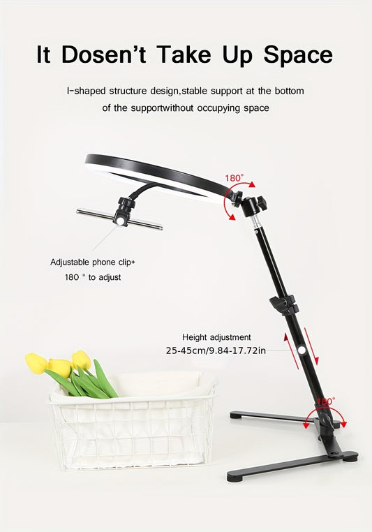 10.24" USB Powered LED Ring Light with Tripod Stand