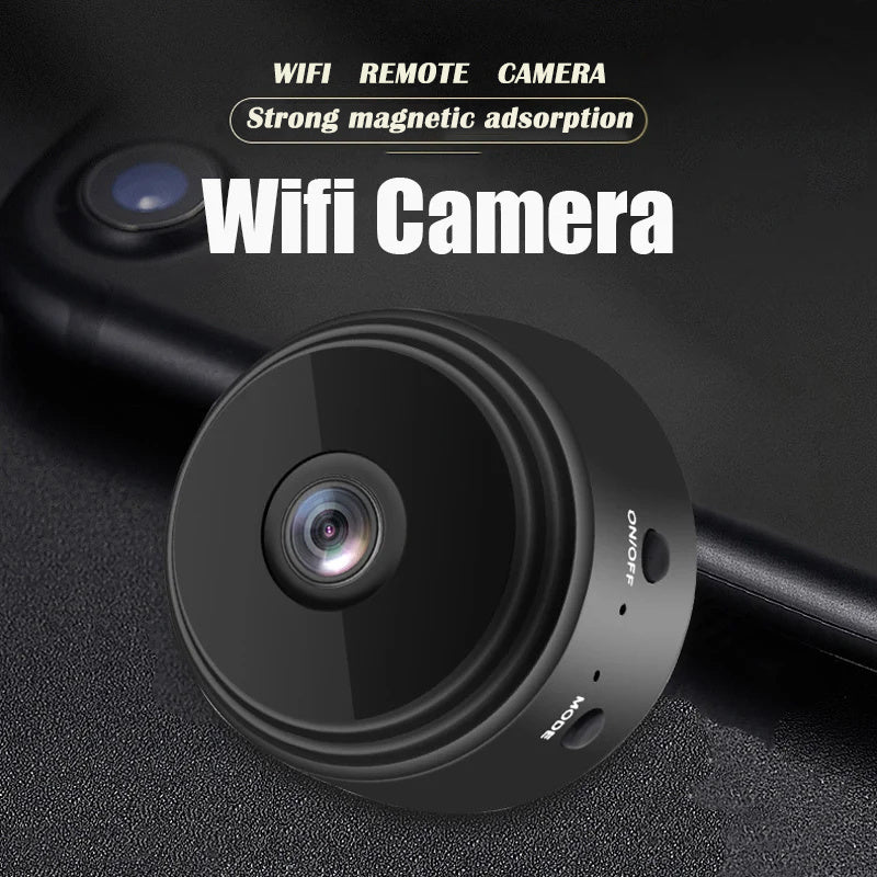 TERUHAL 480p WiFi Security Camera, Mobile App Control, Rechargeable Lithium Polymer Battery, Dual Power USB/Battery, Wi-Fi Enabled Indoor Surveillance, Smart Home Helper