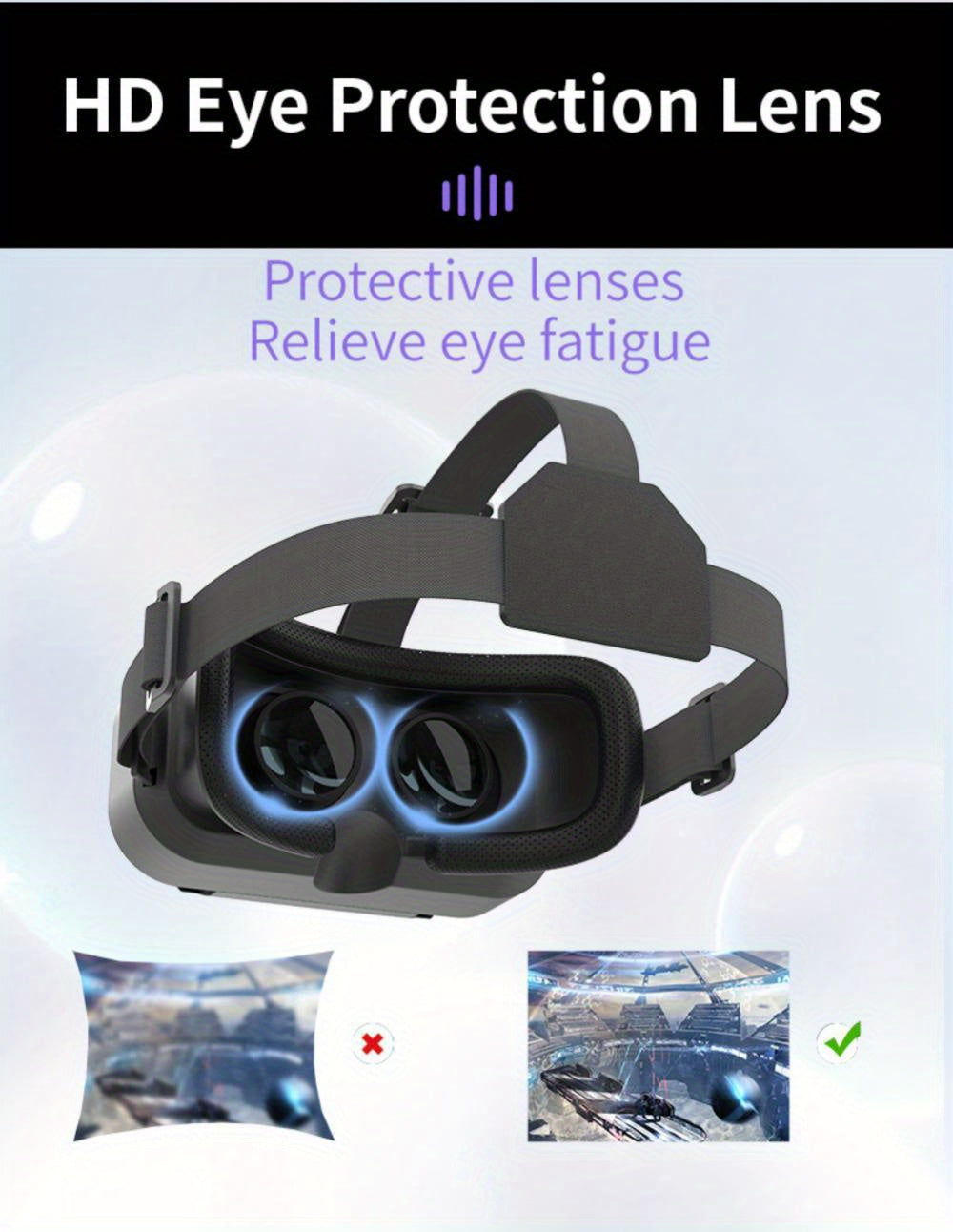 3D Immersive VR Headset For IPhone/Android Smartphones