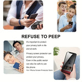 5-Pack Tempered Glass Privacy Screen Protector for iPhone 11/12/13/14/15/16 Series - Anti-Spy Glossy Shield, HD Clarity, 9H Hardness, Easy Installation - For iPhone Users - Protect Your Screen Privacy - Ideal Gift for Tech Lovers