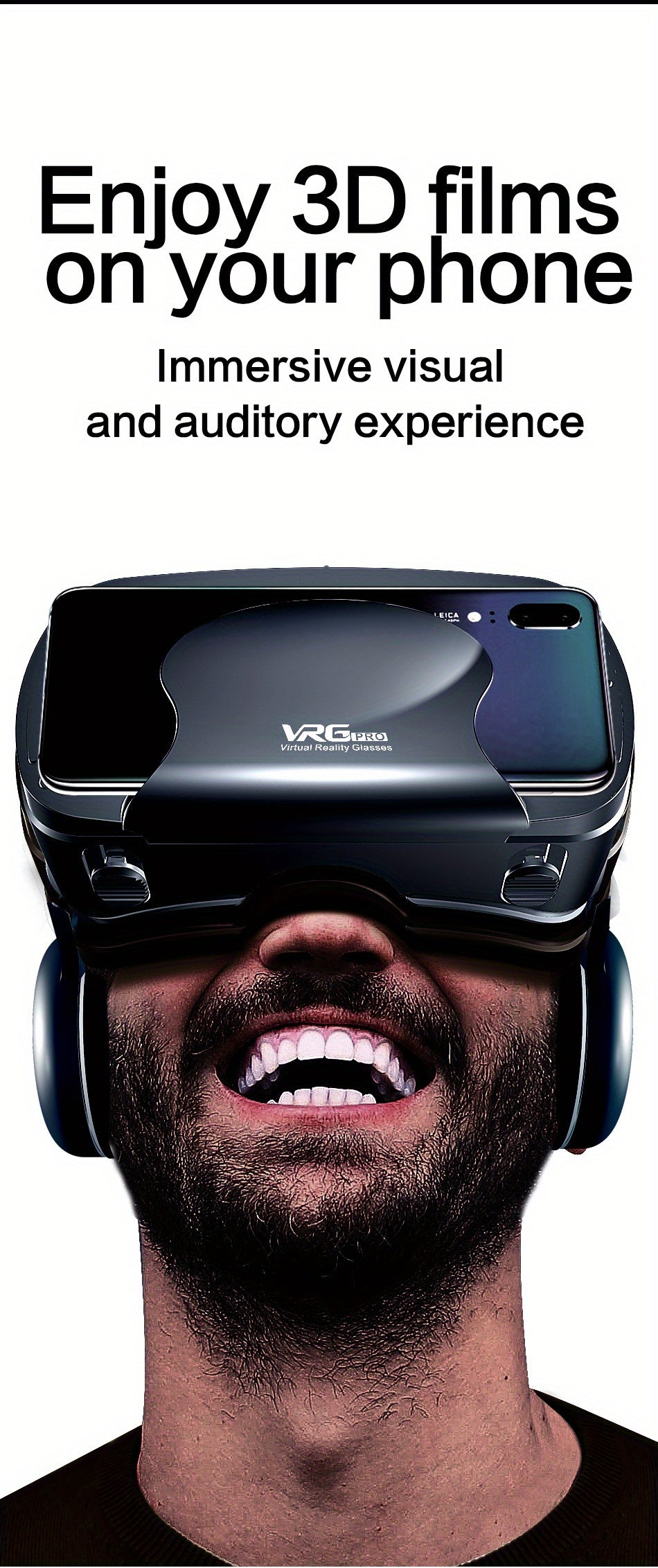 Step into the Virtual World with PVC 3D VR Helmet and Movie Experience Game Headset