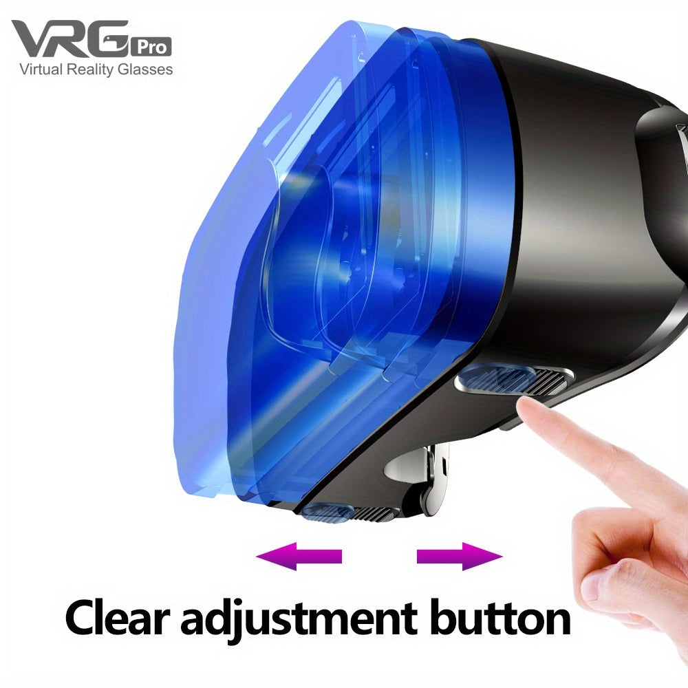 Step into the Virtual World with PVC 3D VR Helmet and Movie Experience Game Headset