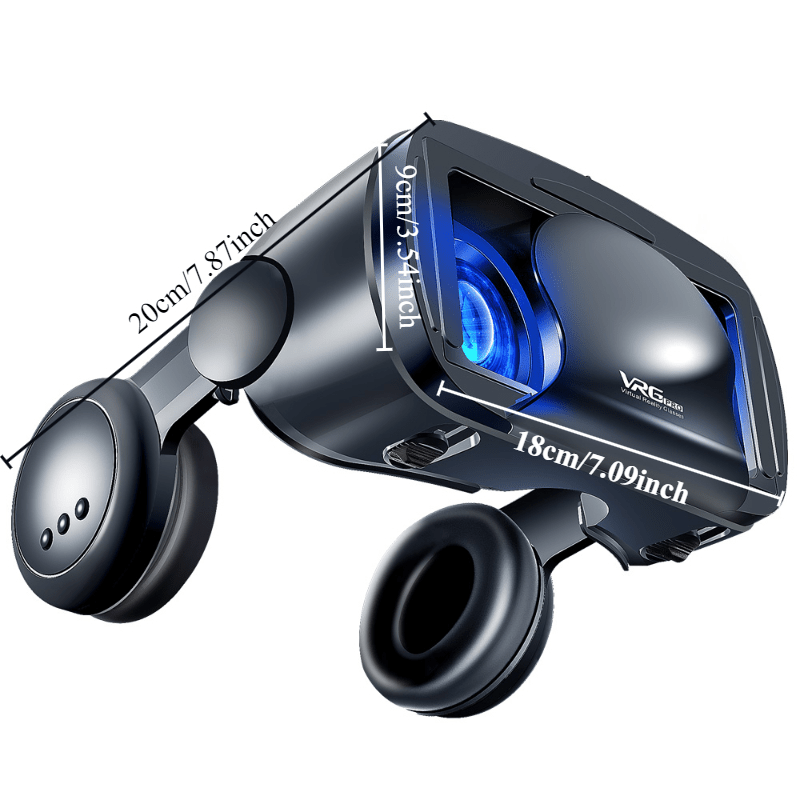 Step into the Virtual World with PVC 3D VR Helmet and Movie Experience Game Headset
