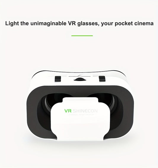 G05 3D Virtual Reality VR3D Glasses - Adjustable Lens Headset, Compatible with 4.7-6" Devices, No Power Required - For Entertainment Lovers - Enjoy Immersive TV, Movies & Videos
