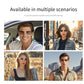 Smart Glasses With Automatic Color-changing Lenses, Touch Control, Built-in Microphone, High-resolution Audio, Wireless, Rechargeable Battery, Blue Light Protection, Suitable For Office, Outdoor, Sports, Driving, Music Playback, Hands-free Calls - The Pe