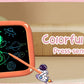 Toddler Kids Toy Gifts 9 Inch LCD Writing Tablet Kids Doodle Board Colorful Drawing Tablet Kids Drawing Pad Gifts Educational Toys for 3 4 5 6 Years Old Girl Boy (Orange) -  For Boys