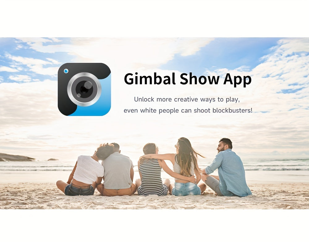Smartphone Gimbal Stabilizer, Intelligent Gimbal, 3-Axis Smartphone Gimbal, Target Tracking, Portable and Foldable, Automatic Tracking Smartphone Stabilizer, Smartphone Gimbal with ActiveTrack, Stabilizer for Video Recording, Vlogging Stabilizer