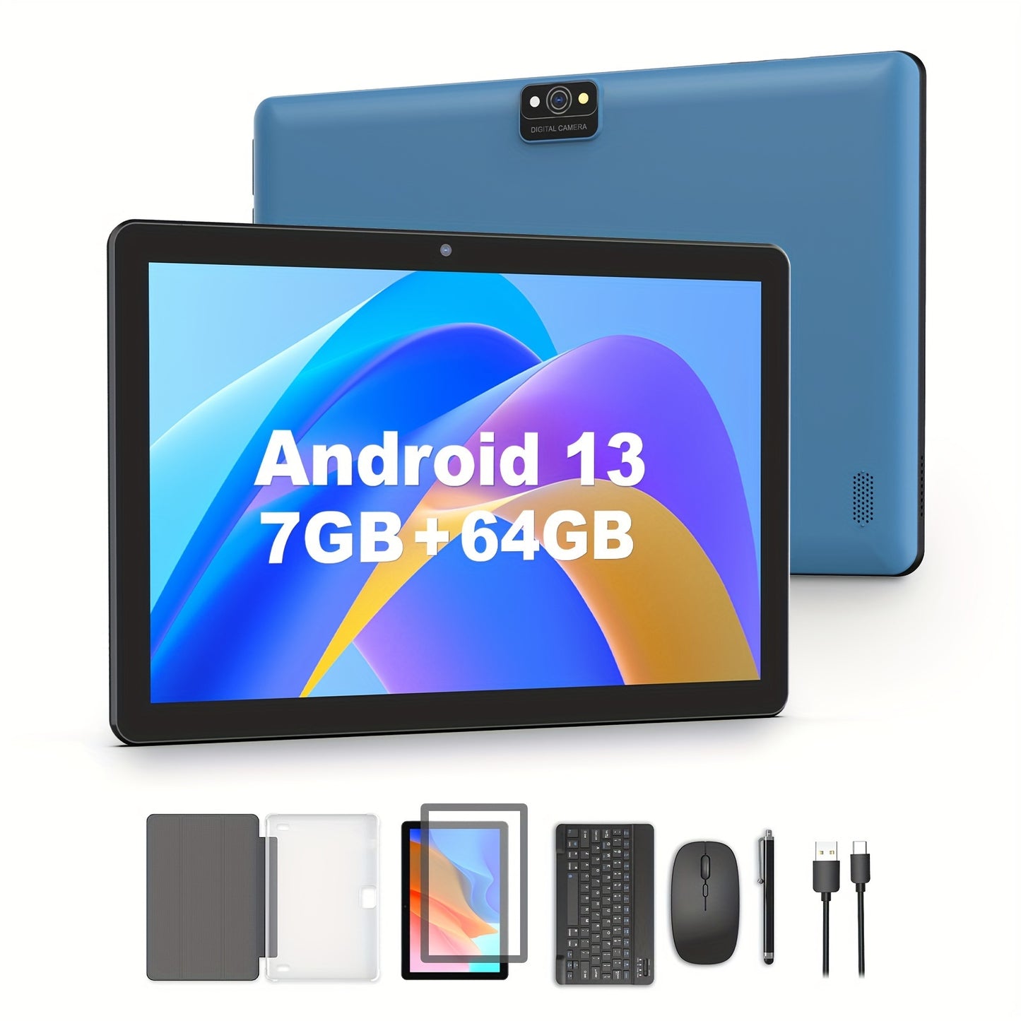 10" Android 13 Tablet, 3GB RAM 64GB ROM