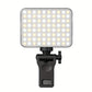 [Popular Choice] HOOSHU Selfie Ring Light Rechargeable 80 LED 3 Models Clip on Selfie Ring Light for Phone, Laptop, Live Stream, Tablet Meeting, Make up