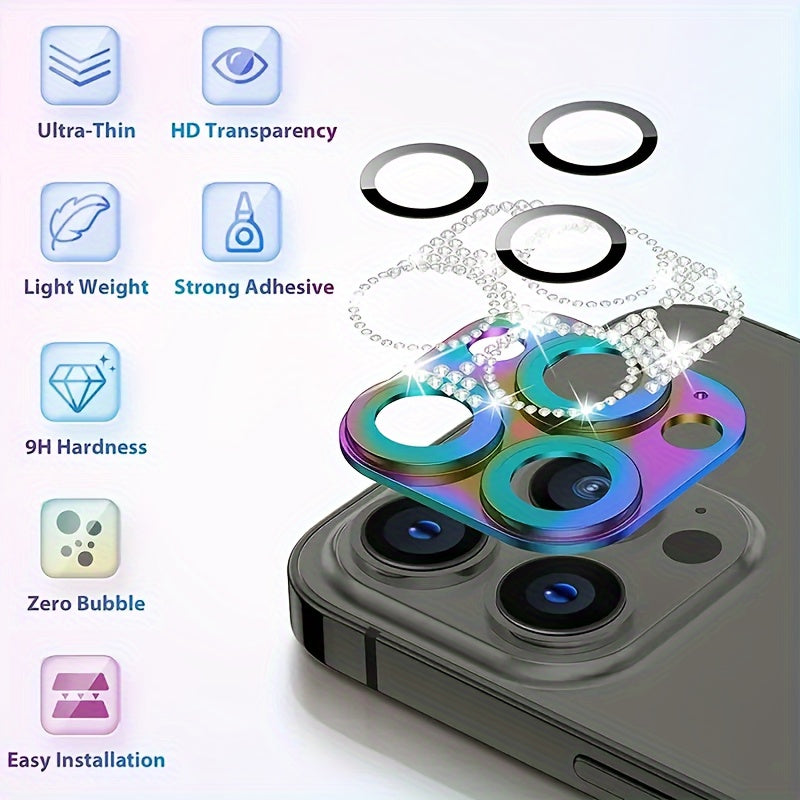 Flash Rhinestone Camera Protector