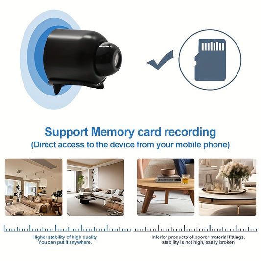 Teruhal Smart Camera with Remote App - Watch Anytime, Anywhere | Ideal Housekeeper Assistant & Gift for Christmas & Thanksgiving | USB Powered, Auto Focus, 480P HD