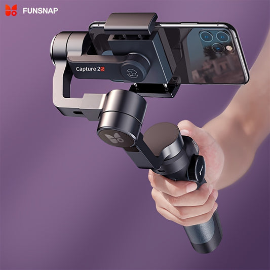 FUNSNAP 3-Axis Gimbal Stabilizer for iPhone 13 12 11 Pro Max XS X XR Samsung s21 s20